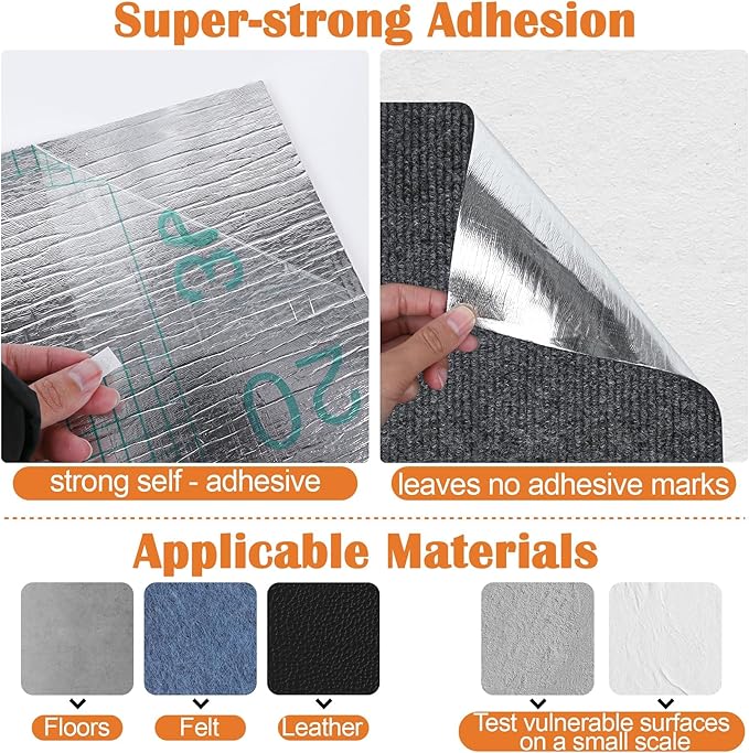 Cat Scratch Furniture Protector - 158" x 17" Trimmable Self-Adhesive Cats Claws Scratch Pads, DIY Cat Climbing Couch Protector for Scratch Post Cat Tree Replacement Indoor (Dark Gray)