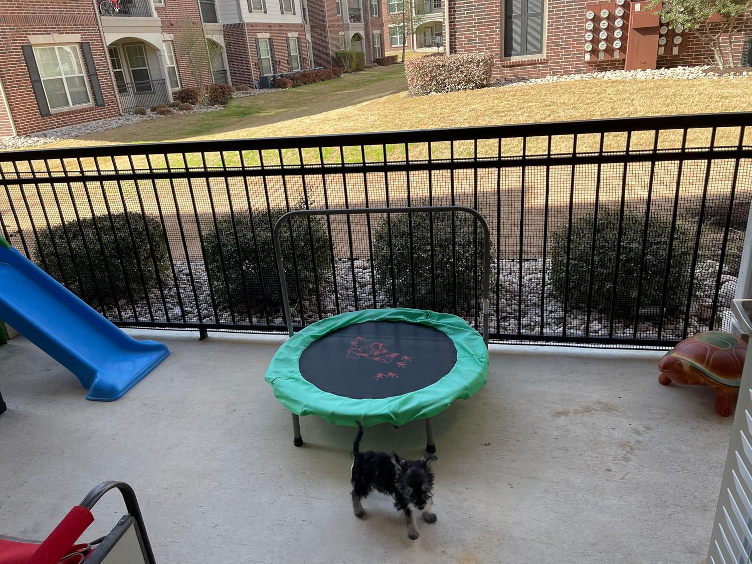 KidKusion Heavy Duty Deck Guard, Black - 20' L x 3' H | Made in USA; Indoor/Outdoor Balcony and Stairway Deck Rail Safety Net; Child Safety; Pet Safety; Toy Safety