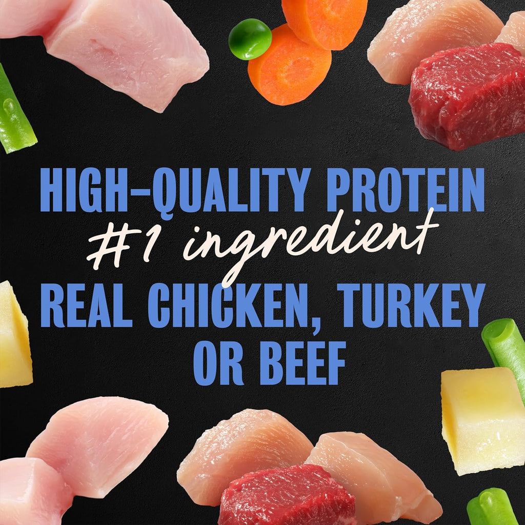 Cesar Home Delights Wet Dog Food, Dinner and Stew Variety, 3.5 oz, 24 Count | Real meat #1 ingredient, no fillers, no added sugar, no artificial flavors, complete & balanced, easy peel trays