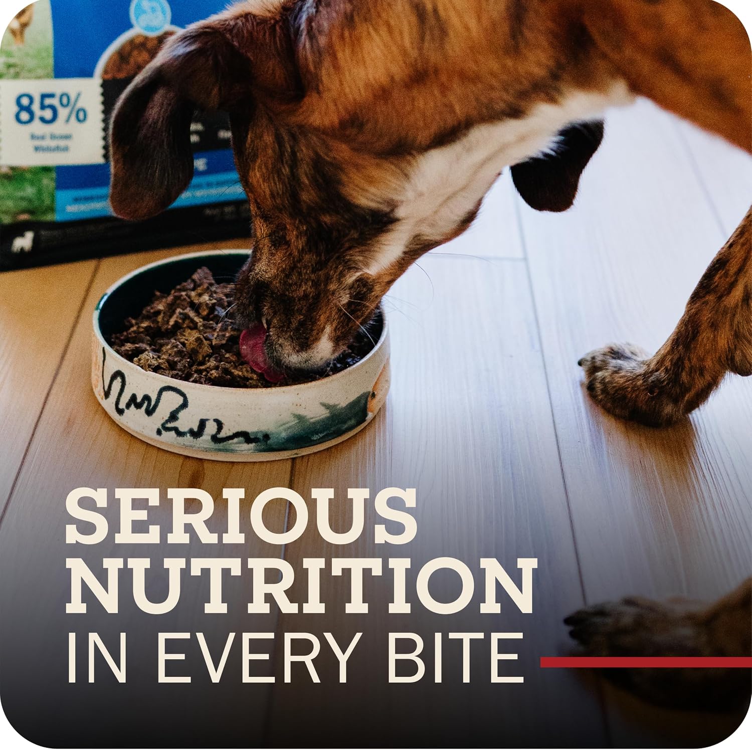 Redbarn Powerfood Air Dried Dog Food 2 lbs High Protein Beef and Lamb with Prebiotics Postbiotics for Digestive Health Wholesome Pet Food Complete Meal Made in USA