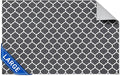 Cooyes Large Dog Food Mat 17.5"×36", Ultra-Absorbent Dog Bowl Mat for Food and Water, Pet Feeding Mat with Non-Slip Rubber Back, Cat Placemats with Water-Locking Bottom That Protects Floors
