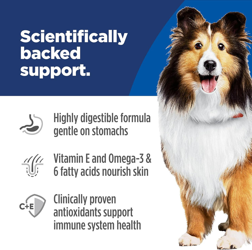 Hill's Science Diet Sensitive Stomach & Skin Wet Dog Food | #1 Veterinarian Recommended, Adult Formula, Chicken & Vegetable Stew, 12.5 oz. Cans, 12-Pack