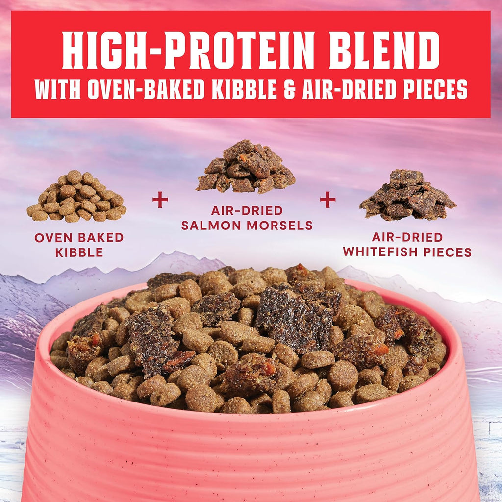 Open Farm Epic Blend Grain Free Dry Dog Food, Beef Kibble, 3.5lb Bag | High Protein, Air Dried Chunks, Probiotic Coated, All Breeds and Life Stages, Traceable Ingredients, Non-GMO Superfoods.