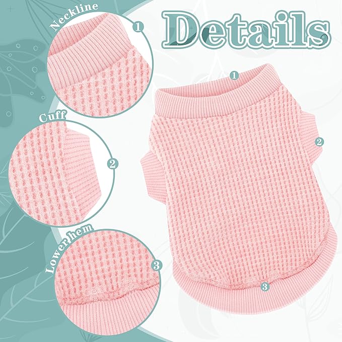 Cozy and Functional Dog Shirts for Small Puppies: Stretchable Wine Red Attire with Easy-On Design, Ideal for Chihuahuas and Yorkies - Enhance Comfort and Playfulness on Chill Days XX-Large