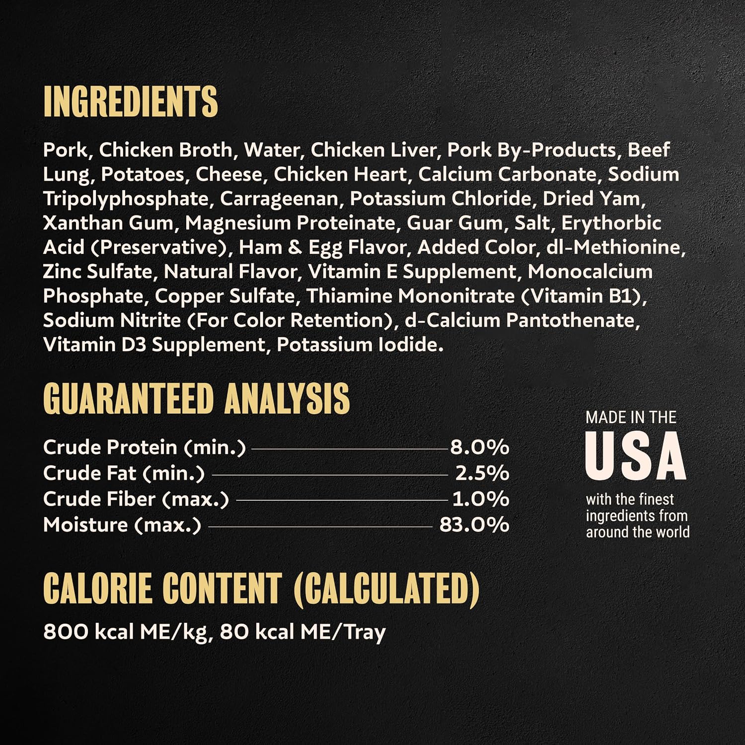 Cesar Loaf & Topper Wet Dog Food, Ham & Egg Flavor, 3.5 oz, 24 Count | Pork #1 ingredient, easy to digest, no fillers or added sugar, use as meal or food topper, easy peel trays