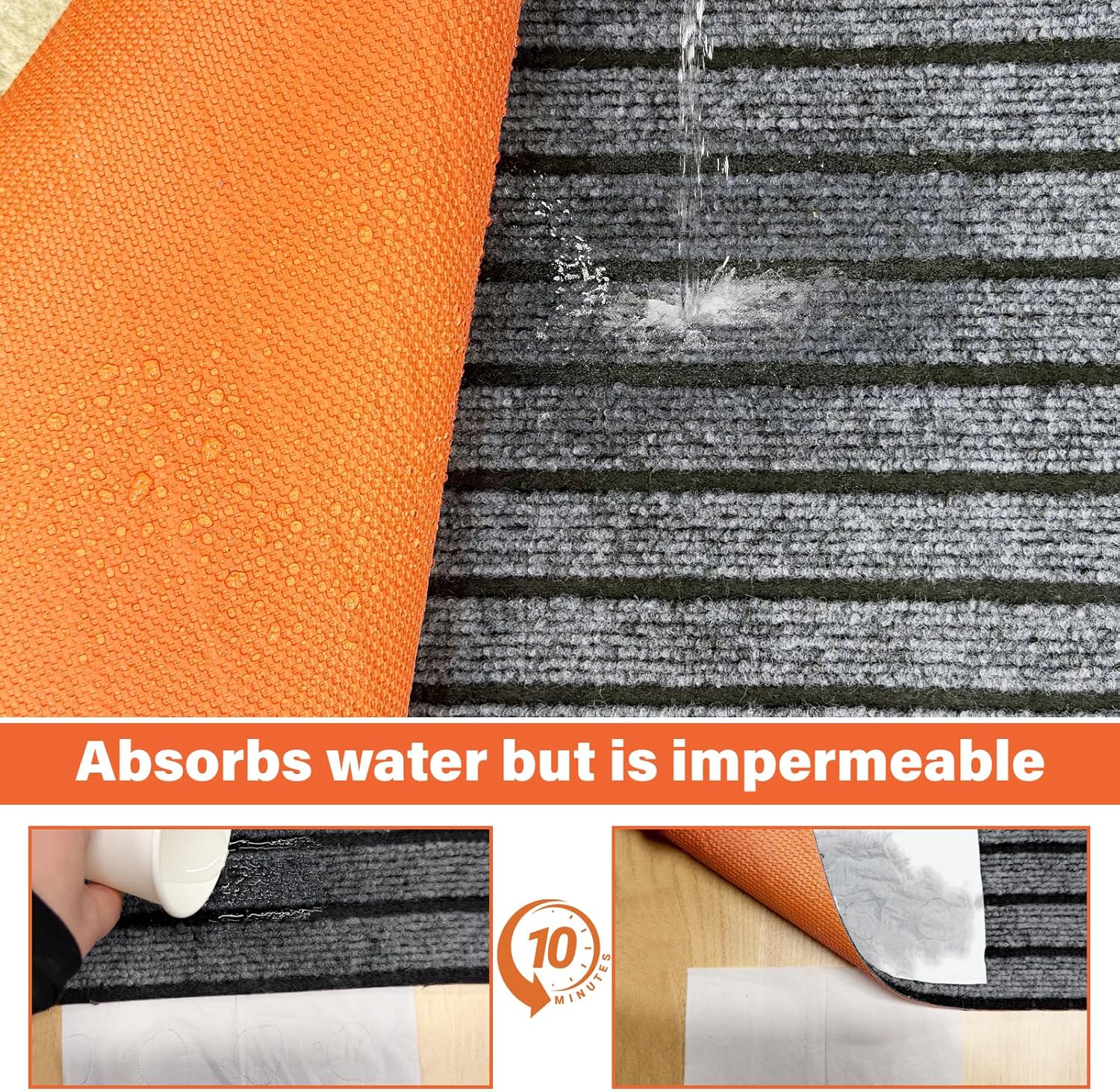 46" X 60" Mat for Under Dog Crate，Pad Dog Crate Mat Liner Floor Protector Washable Absorb Non-Slip Waterproof for Kennel Training, Protects Floors Easy Clean Cuttable