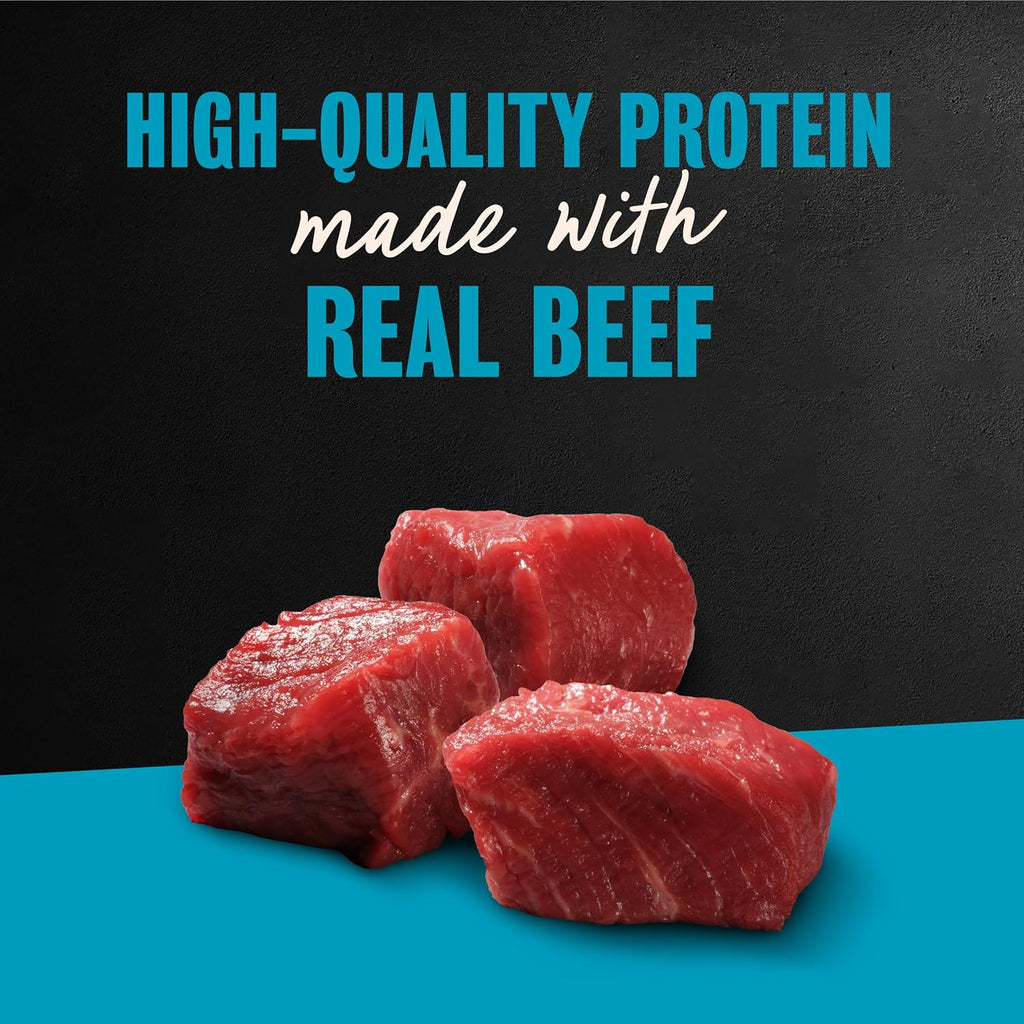 Cesar Filets in Gravy Wet Dog Food, Steak Mix Variety, 3.5 oz, 24 Count | Filet Mignon, New York Strip & Prime Rib, real meat, slow-cooked, no fillers/added sugar/artificial flavors, easy peel trays