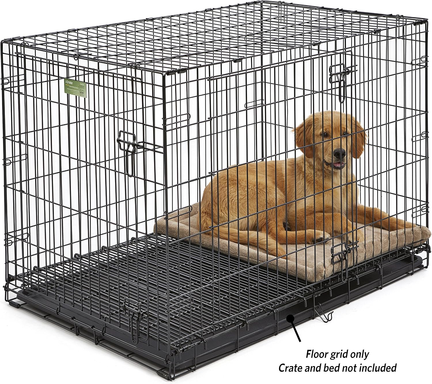 MidWest Homes for Pets Floor Grid for Dog Crate | Elevated Floor Grid Fits Midwest Folding Metal Dog Crate Models 1542U, 1542DDU, 1642U, 1642DDU, 742UP, 442, 442DD